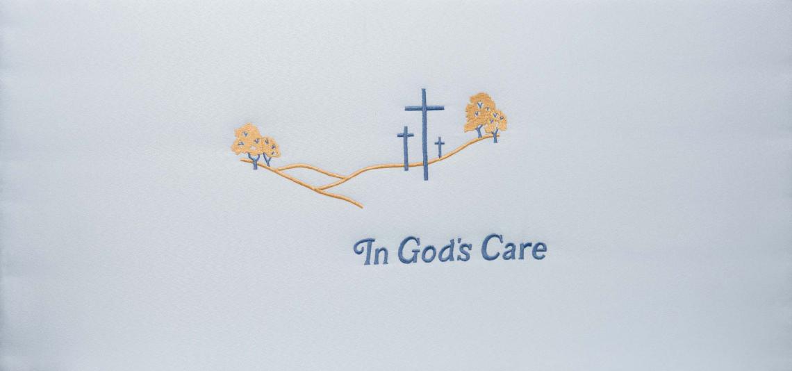In Gods Care Blue