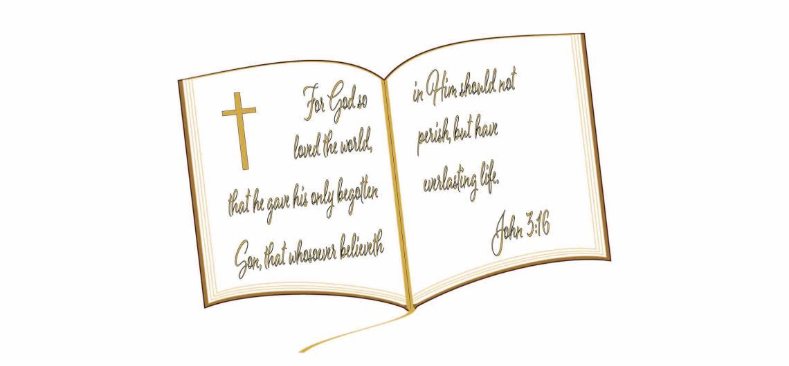 John 3 16 bible white gold 01